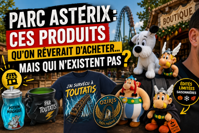 Parc Astérix : ces produits dérivés dont on rêve… mais qui n’existent pas